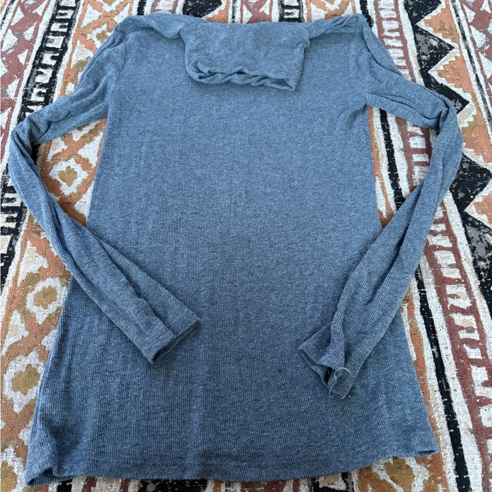 Gray Turtleneck